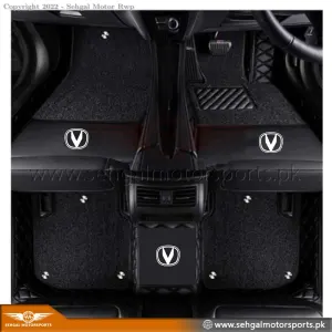 Changan Alsvin 10D Floor Mat Black with Black Model 2021-2022