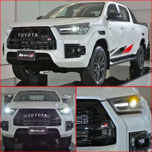 Toyota Hilux Revo to rocco Face Uplift GXR Style (Without Head & Back Lights) Unpainted Thailand Model 2021-2022