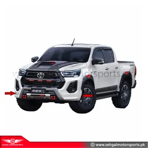 Toyota Hilux Revo Front Body Kit RBS - Black Model 2017-2021 (Thailand)