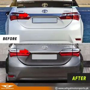 Toyota Corolla Grande Trunk Garnish (Chrome) Model 2018-2021