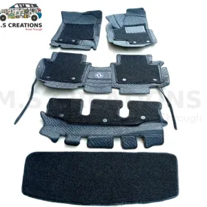 DFSK Glory 580 9D Floor Mats Black With Gray Stitched Model 2019-2022