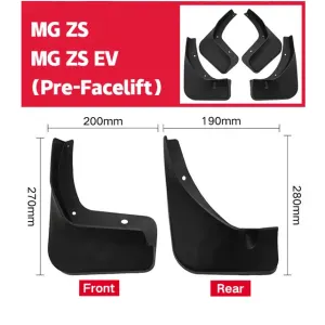 MG-ZS Mud Flap Black Model 2021