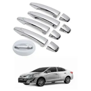 Toyota Yaris Door Handle Chrome Covers - Model 2020-2021
