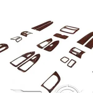 Toyota Prado FJ120 inner Wooden Kit Matt Finish (20 PCS) Model 2001 - 2008