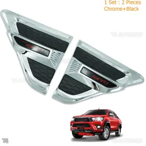 Toyota Hilux Revo Fender Vent Trim Black Model 2017-2021