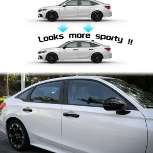 Honda Civic Door Handle Cover Black Model 2022-2023