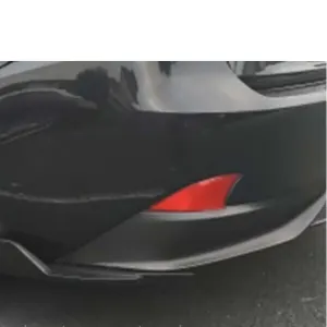 Civic Back Bumper Splitter Batman Style Black Model 2022-2023