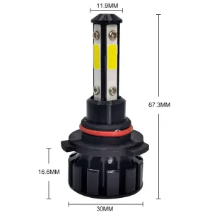 Black LED Bulb for Fog lamps