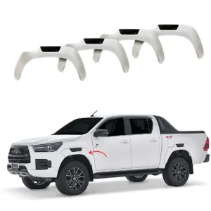 Toyota Hilux Revo Over Fender Rocco White  / Black Model 2017-2021 (PK)