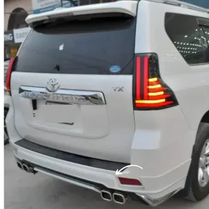 Toyota Prado FJ150 Back Body Kit / Lip Dual Exhaust (White) 2017-2021
