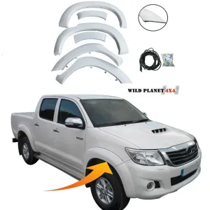 Toyota Hilux Vigo Over Fender White Model 2005-2016
