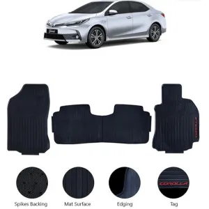 Honda City Rubber Floor Mat Black 2009-2021