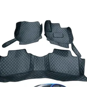 Toyota Corolla 7D Floor Mat Black With Black Stitch Model 2018