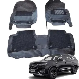 Chery Tiggo 8Pro 11D Floor Mat Black With Black Grass  Model 2022-2023
