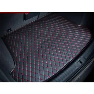Toyota Prius 7D Eco Trunk Mat Black with Black Stitch Model 2009-2018