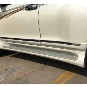 Toyota Prado FJ150 Door Molding White Chrome 2014