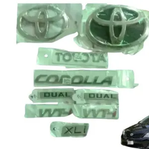 Corolla Trunk Monogram "DUEL" Chrome Genuine