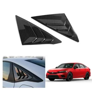 Honda Civic Quarter Louver Vent Carbon Fiber Pair- Model 2022-2023