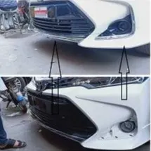 Toyota Corolla Front Bumper Chrome Trim Model 2017-2021