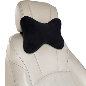 Neck Rest Cushion Butterfly Design PU Leather Mix Color