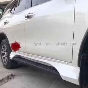 Toyota Fortuner Side Skirt Model 2017-2021 White