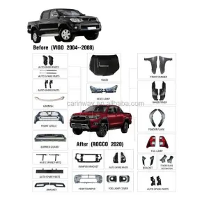 Toyota Hilux Vigo to Rocco Facelift WO Bumper, Grill.