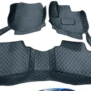 Honda Civic 7D Eco Floor Mat Black With Red Stitch Model 2018-21
