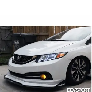 Honda Civic Front Splitter Matt Black - Model 2016-2021