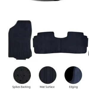 Honda City Rubber Mats Smoke/Beige