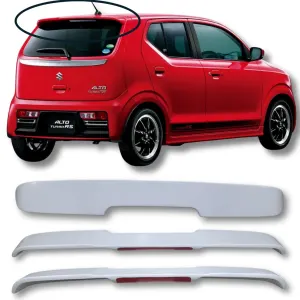 Suzuki Alto Trunk Spoiler Painted Black Model 2019-2021