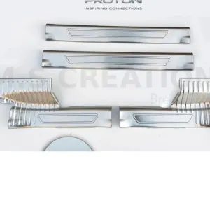 Proton X70 - Door Sills Metal Silver