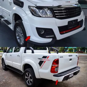 Toyota Hilux Vigo Champ Body Kit Trd Style White (Thailand) - Model 2005-2016