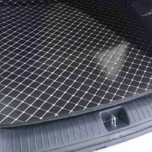 Toyota Corolla 7D Trunk Mat Black With Black Stitch Model 2018