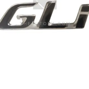 Corolla Trunk Monogram "GLi" Model: 2009-2023 Chrome Genuine