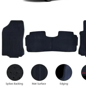 Honda City Rubber Floor Mat Beige 3pcs Model 2009-2021