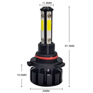 Black LED Bulb for Fog lamps H4
