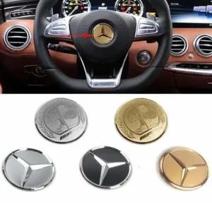 Mercedes Steering Logo Silver /Gold (Original Germany)