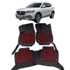 MG HS 10D Floor Mats Brown With Brown Grass 3 Pcs - Model 2020-2021
