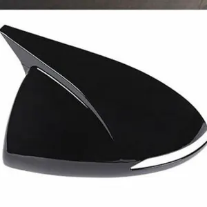Hyundai Sonata Side Mirror Cover Trim Horn Gloss Black Model 2020-2021