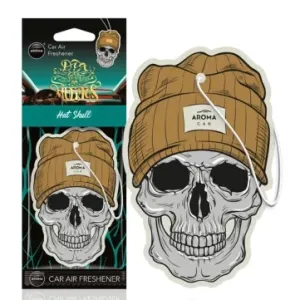 Aroma Car Air Freshener Card Los Muertos Series - Hat Skull
