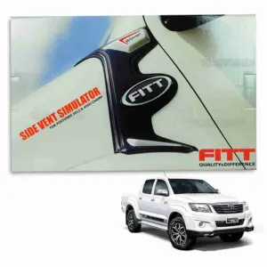 Toyota Hilux Vigo Fender Trim Fitt Style Thailand Black - Model 2016-2021