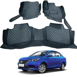 Changan Alsvin 7D Floor Mat Black With Black Stitch Model 2020-2021