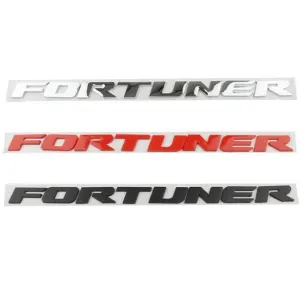 Toyota Fortuner Bonnet Monogram Black / Red