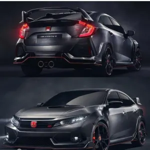 Honda Civic Body Kit Type R V1 Model 2017 Unpainted