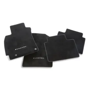 Hyundai Elantra Carpet Floor Mat Twistfiber Black Model 2021