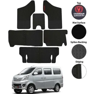 Changan Karvan Rubber Floor Mat Black Model 2019-2022