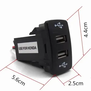 Universal Dual USB Socket OEM Car Dashboard