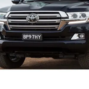 Toyota Land Cruiser FJ200 Front Body Kit / Lip Modellista with LED (Black) 2016-2021