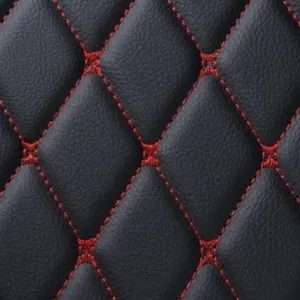 Honda Civic 7D floor Mat Black With Red Stitch Model 2022
