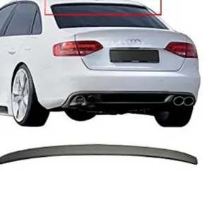 Audi A4 Roof Spoiler Unpainted (533B-A4-12Taiwan) Model 2008-2016